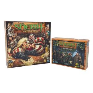 Arcane Wonders Sheriff Of Nottingham Board Game Merry Men Expansion Bundle Set